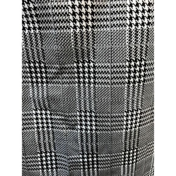 Black & White Plaid Pencil‎ Skirt Womens Medium Workwear Office Elegant Style - Picture 4 of 4